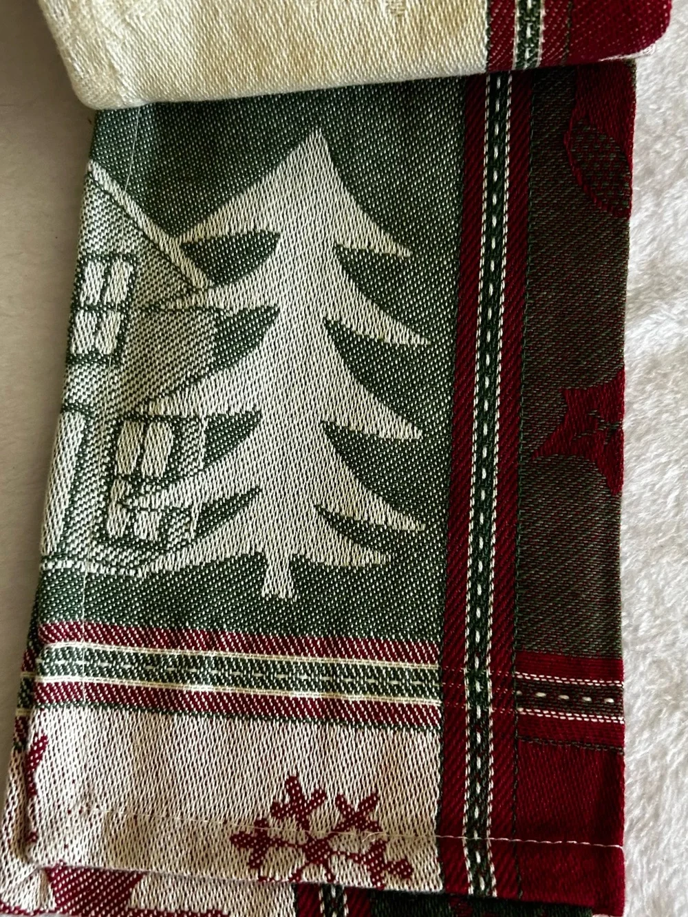 Heartland Plaid Holiday Napkin’s New in package Set of 4
